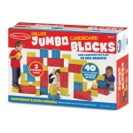 Deluxe Jumbo Cardboard Blocks by Melissa Doug
