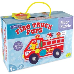 Fire Truck Pups Floor Puzzle by Peaceable Kingdom