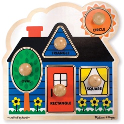 First Shapes Jumbo Knob Puzzle by Melissa Doug