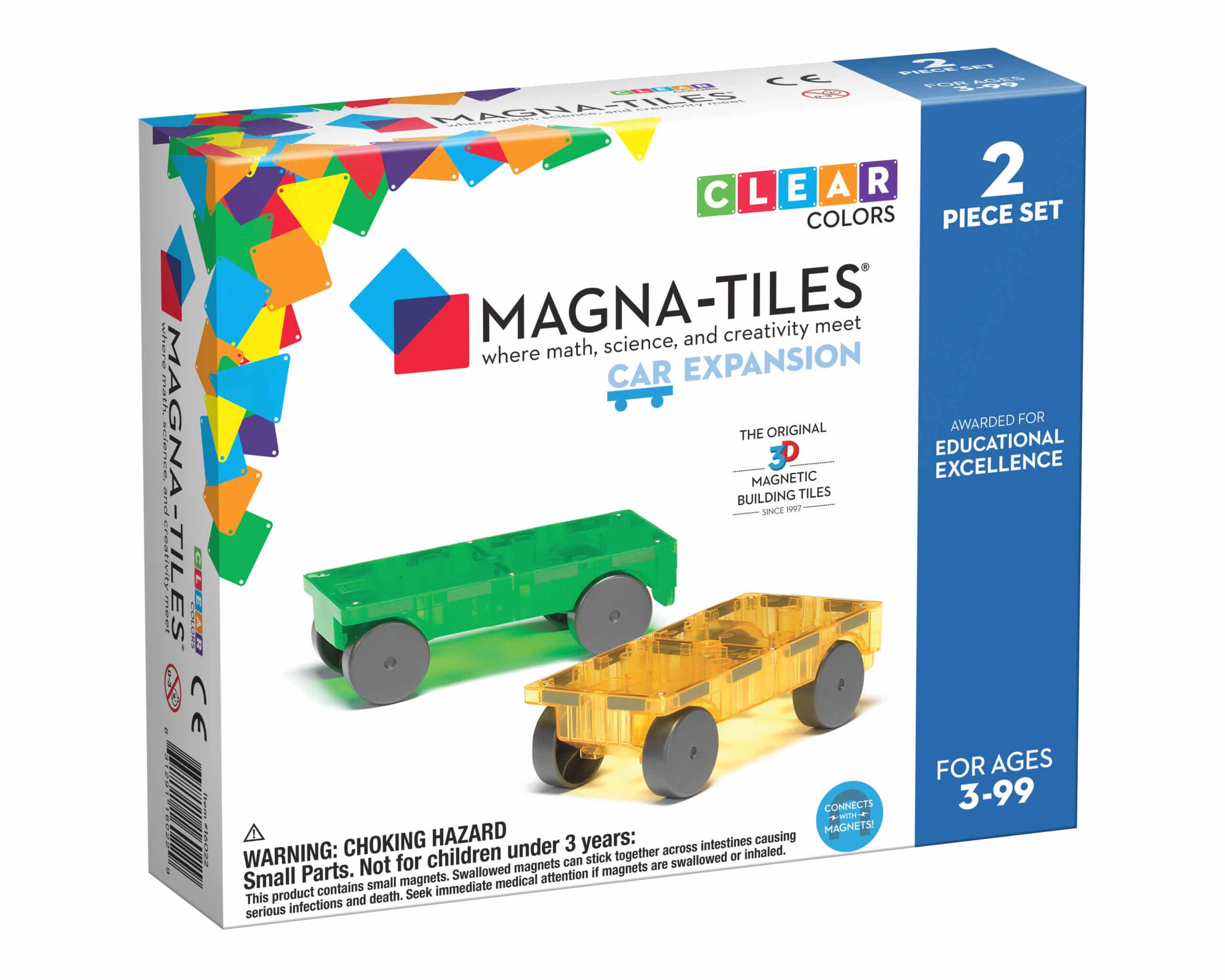 Magna Tiles Cars 2 Piece Expansion Set by Magna Tiles scaled Magna Tiles Cars 2 Piece Expansion Set by Magna Tiles scaled