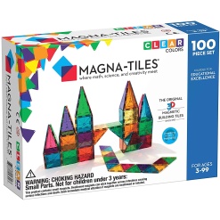 Magna Tiles Clear 100 Piece Set by Magna Tiles
