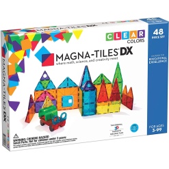 Magna Tiles Clear 48 Piece Set by Magna Tiles