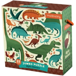 Mighty Dinosaurs Jumbo Puzzle by Mudpuppy