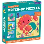 Ocean Babies I Love You Match Up Puzzle by Mudpuppy