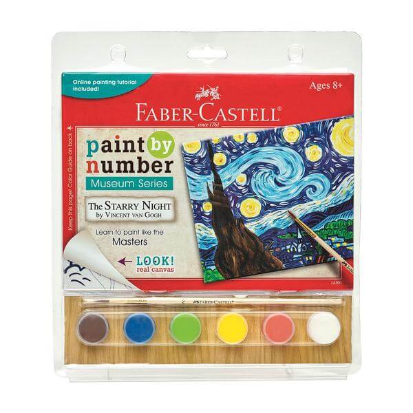 Paint by Number Museum Series The Starry Night by Faber Castell Paint by Number Museum Series The Starry Night by Faber Castell