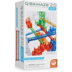 Q Ba Maze Straight Away Rails Add On by MindWare