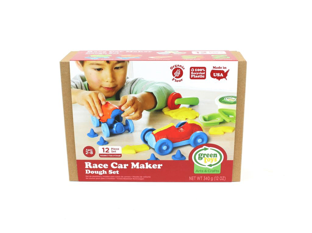 Race Car Maker Dough Set by Green Toys Race Car Maker Dough Set by Green Toys