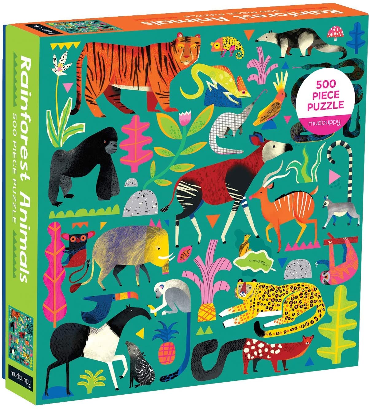 Rainforest Animals 500pc Puzzle Rainforest Animals 500pc Puzzle - Image 1
