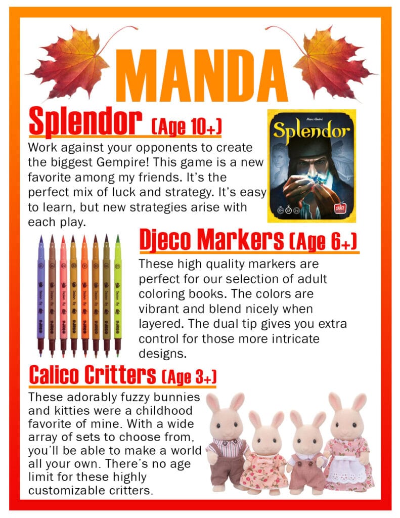 stafffavoritesfall_manda