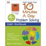 10 Minutes a Day Fourth Grade Problem Solving by Dorling Kindersley