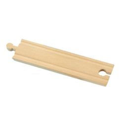 8 Straight Train Track Piece by Wooden Tracks