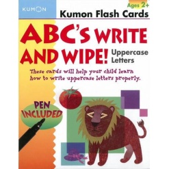 ABCs Uppercase Write Wipe Flash Cards by Kumon