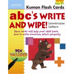 ABC’s Write and Wipe Lowercase Letters by Kumon