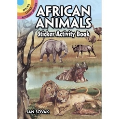African Animals Sticker Activity Book by Dover Publications