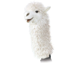 Alpaca Stage Puppet by Folkmanis