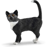 Black White Standing Cat by Schliech