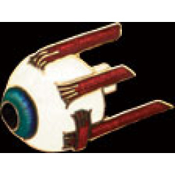 Blue Eyeball Pin by WM Spear Designs