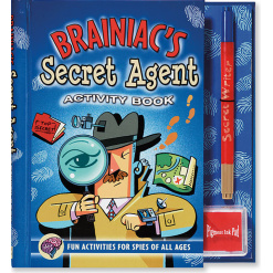 Brainiacs Secret Agent Activity Book by Peter Pauper Press