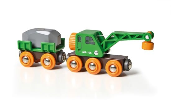Brio Clever Crane Wagon by Brio Brio Clever Crane Wagon by Brio