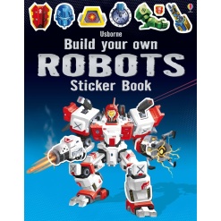 Build Your Own Robots Sticker Book by Usborne
