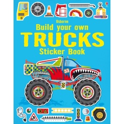 Build Your Own Trucks Sticker Book by Usborne