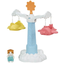 Calico Critters Baby Airplane Ride by Epoch Everlasting Play