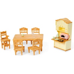 Calico Critters Dining Room Set by Epoch Everlasting Play