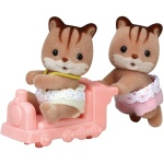 Calico Critters Hazelnut Chipmunk Twins by Epoch Everlasting Play
