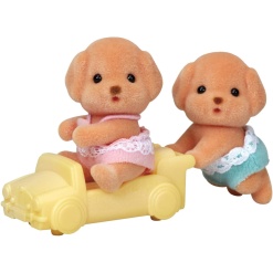 Calico Critters Toy Poodle Twins by Epoch Everlasting Play