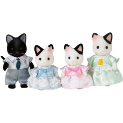 Calico Critters Tuxedo Cat Family by Epoch Everlasting Play