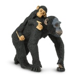 Chimpanzee with Baby by Safari