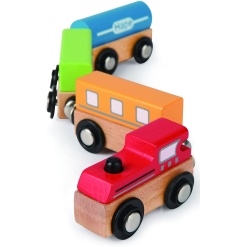 Classic Wooden Magnetic Train Set by Hape