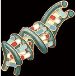 DNA Pin by WM Spear Designs