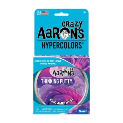 Epic Amethyst Thinking Putty Hypercolors by Crazy Aarons