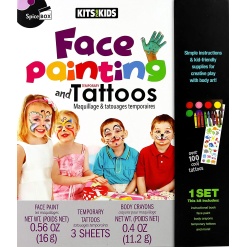 Face Painting Temporary Tattoos by Spice Box