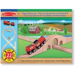 Figure 8 Wooden Train Set by Melissa Doug