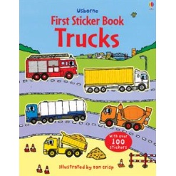 First Sticker Book Trucks by Usborne
