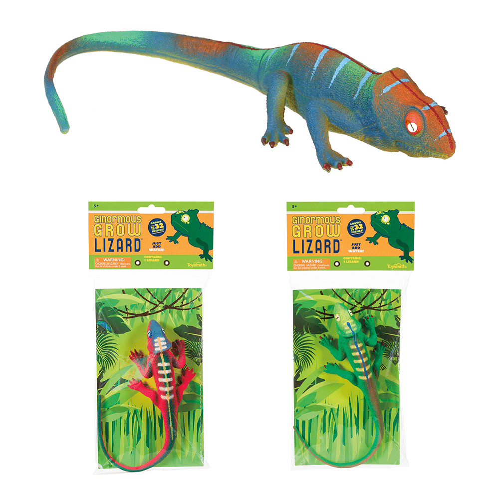 Ginormous Grow Lizard by Toysmith Ginormous Grow Lizard by Toysmith