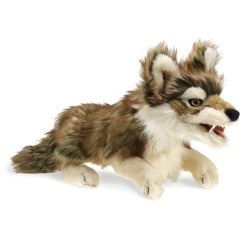 Gray Wolf Hand Puppet by Folkmanis