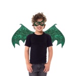 Green Dragon Wing and Mask Set by Little Adventures