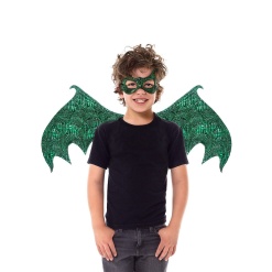 Green Dragon Wing and Mask Set by Little Adventures