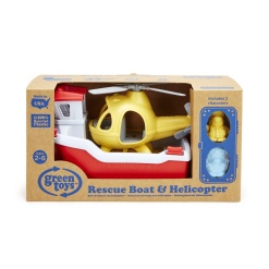 Green Toys Rescue Boat and Helicopter by Green Toys