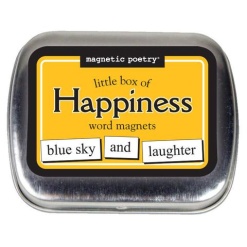Happiness Magnetic Poetry Tin by Magnetic Poetry