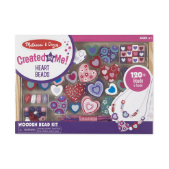 Heart Wooden Beads by Melissa Doug