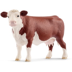 Hereford Cow Figure by Schliech