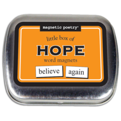 Hope Magnetic Poetry Tin by Magnetic Poetry