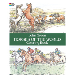 Horses of the World Coloring Book by Dover Publications