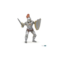 Knight in Armor with Red Feather by Papo