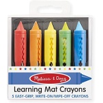 Learning Mat Crayons by Melissa Doug