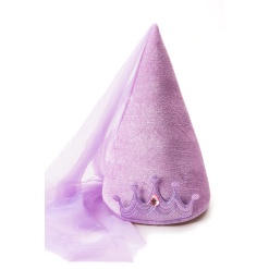 Lilac Cone Princess Hat by Little Adventures scaled